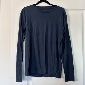 True Classics (Large) Longsleeve Crewneck T-Shirt- Navy